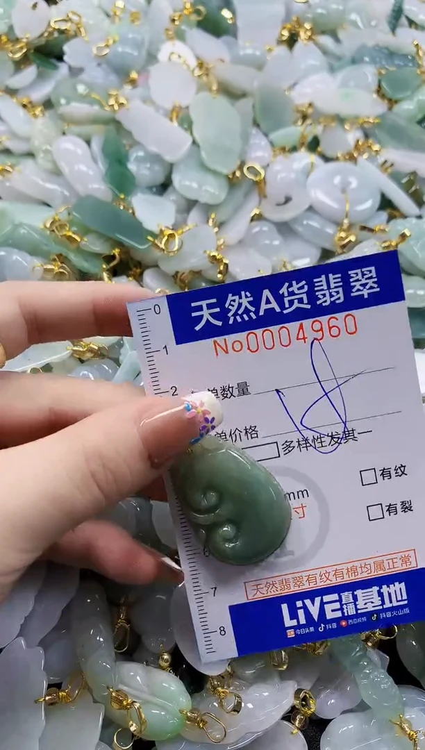 颈饰未镶嵌翡翠天然A货翡翠