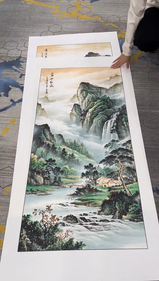 竖款年画艺术作品欣赏S33