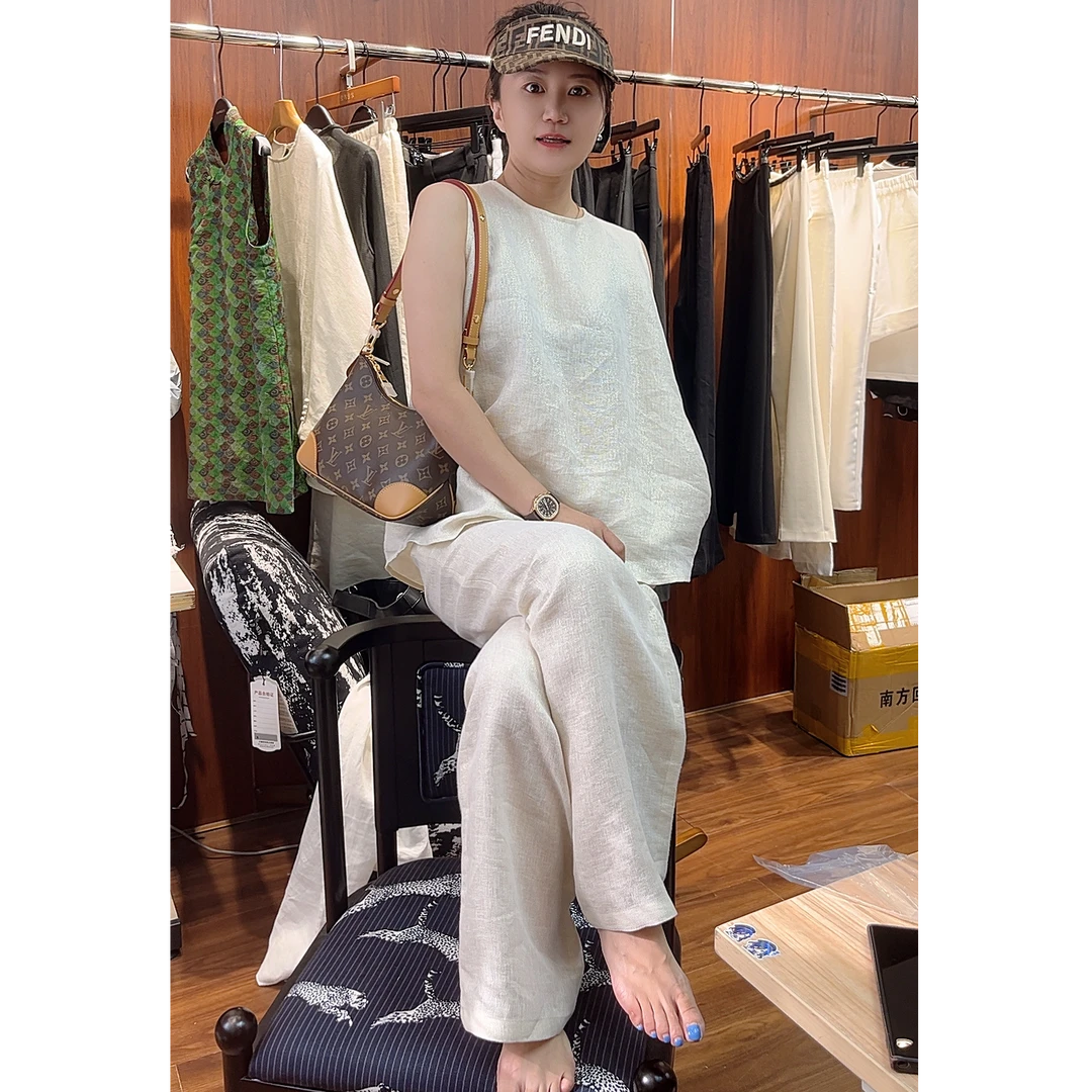 【GELINA】2025春夏新款简约高端定制感气质休闲马甲501