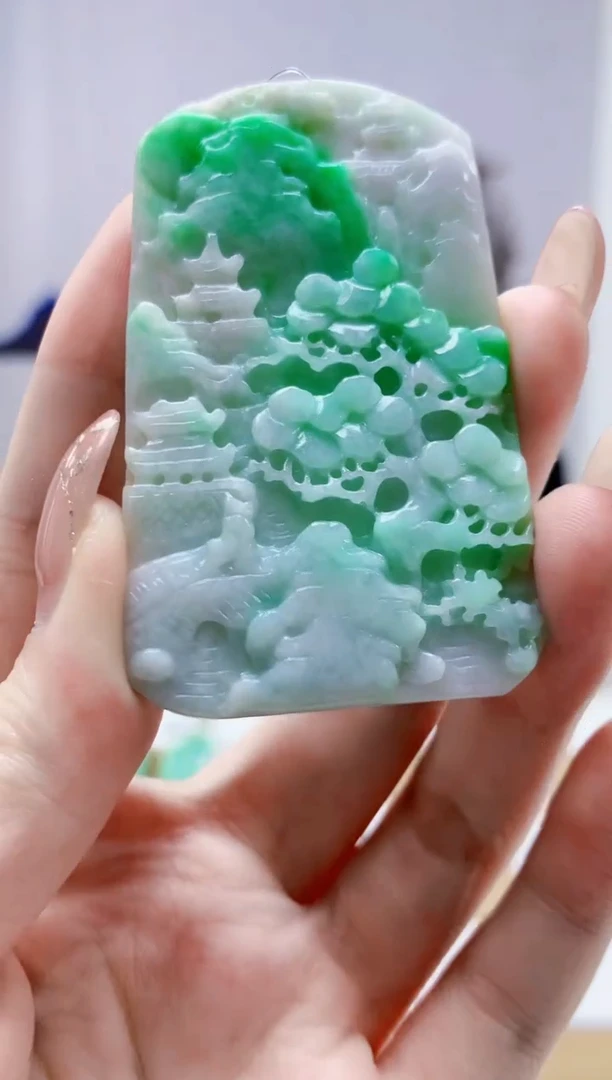 未镶嵌定制翡翠4688jw-毛货挂件31