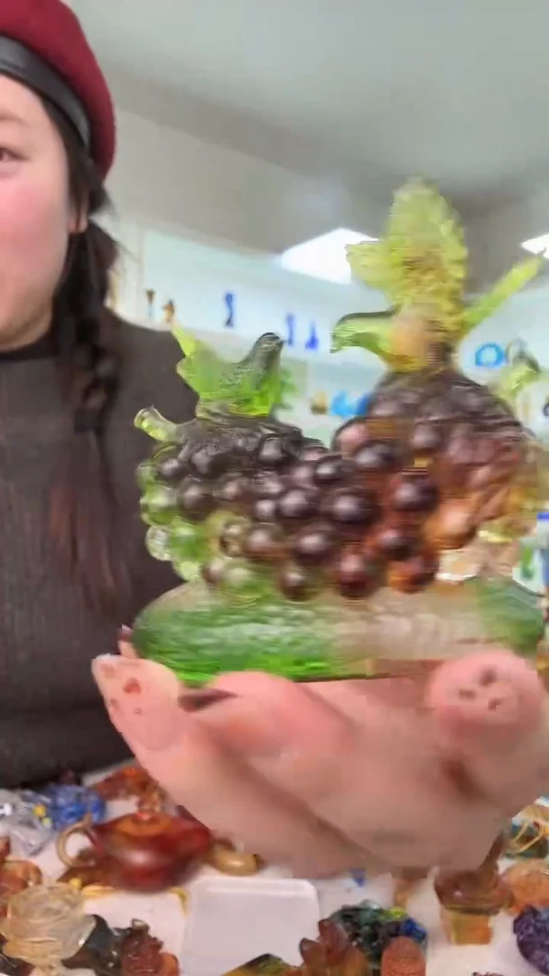 手工艺品琉璃喜鹊