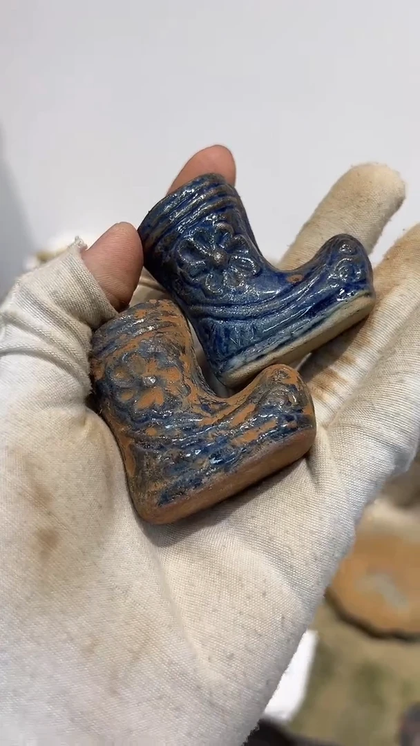 瓷片静***海瓷器  瓷片儿   瓷