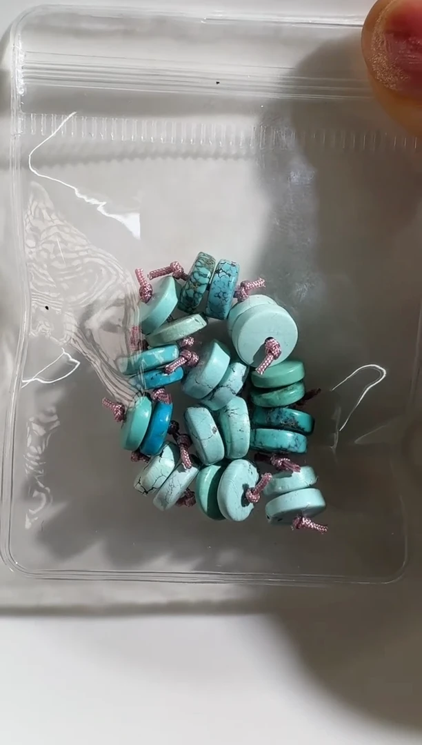 未镶嵌隔片石英质玉8mm石英质玉松松隔片（2粒）多样性发一