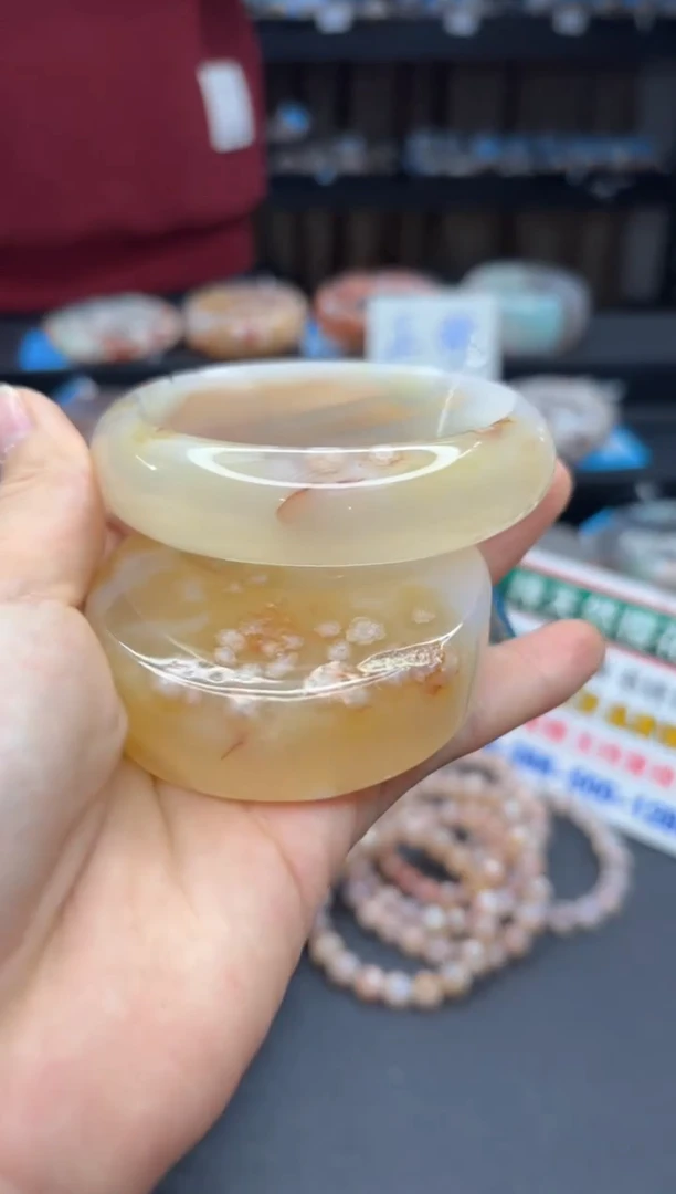 【闪购商品】石英质玉手镯未镶嵌200（60圈赠送镯心）