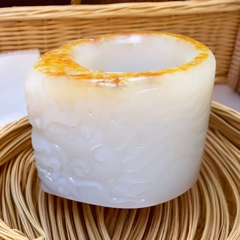 和田玉未镶嵌戒指