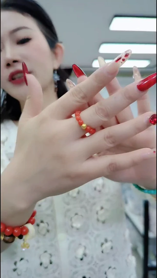 【闪购商品】南红玛瑙颈饰合金0116 南红戒指