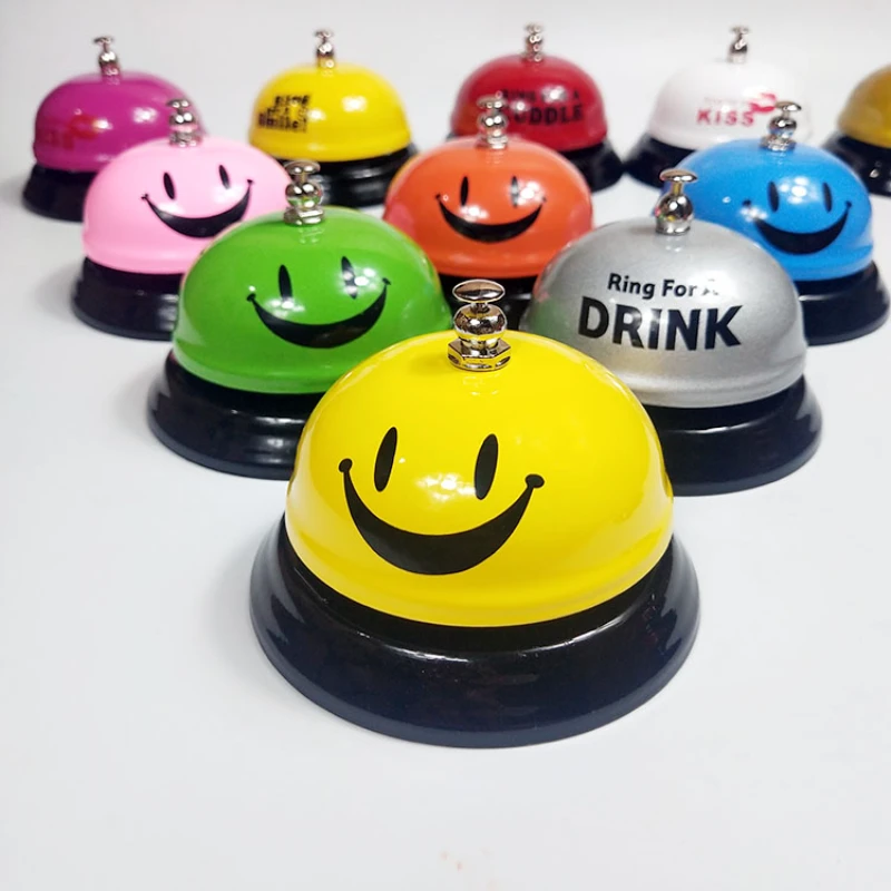 厨房传唤铃铛抢答器竞赛按铃前台上菜餐桌叫人直播铃手按铃可爱