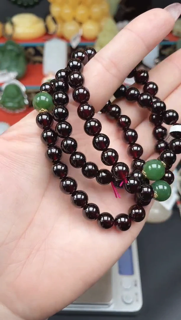 手串未镶嵌石榴石手串XH013 多样性发其一