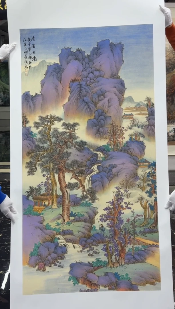 国画国画绘画山水花鸟