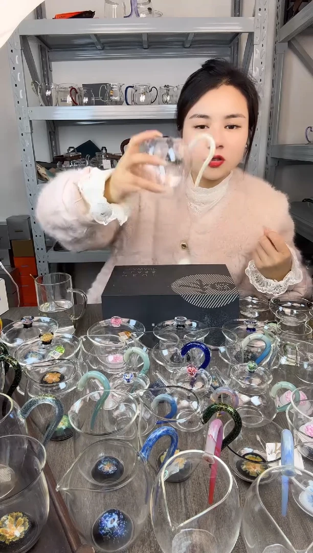 禾器 白色怡然公道杯