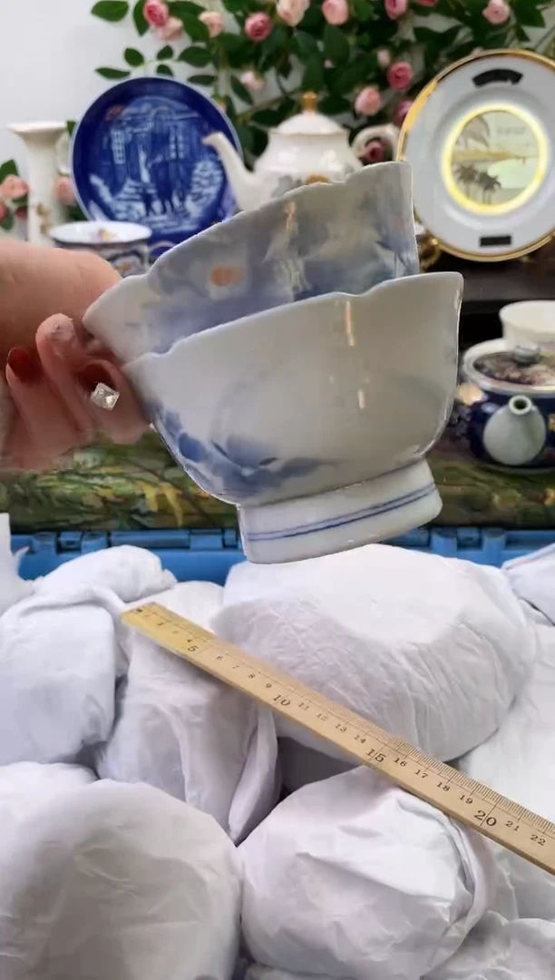 【闪购商品】瓷片206+2海外中古回流瓷器 默认瑕疵慎拍