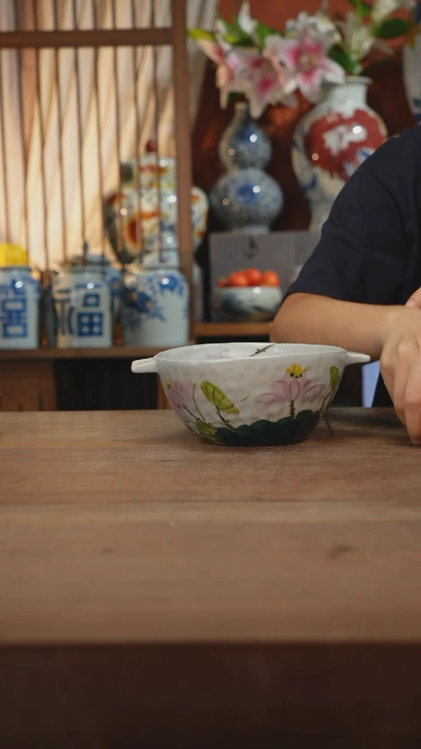 瓷片景德镇设计师釉下手绘陶瓷餐具