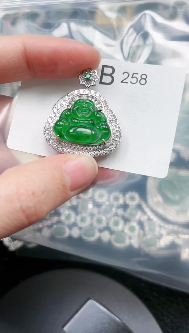 【闪购商品】翡翠颈饰未镶嵌258赠皮绳