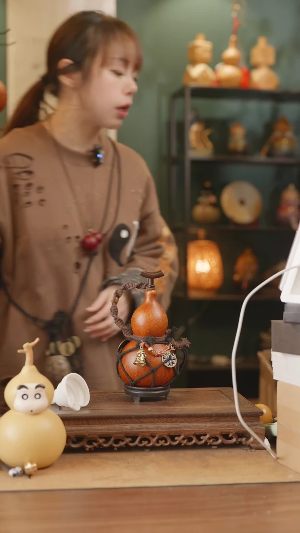 【闪购商品】265号精品天然大漆工艺防渗内胆酒葫芦~