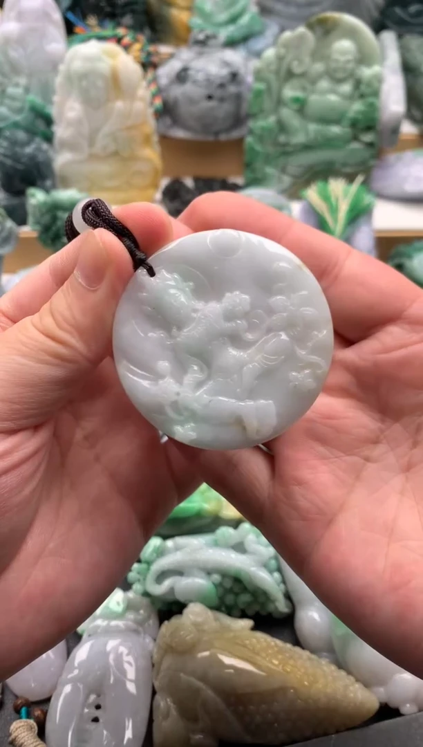 吊坠(不含链)未镶嵌翡翠1