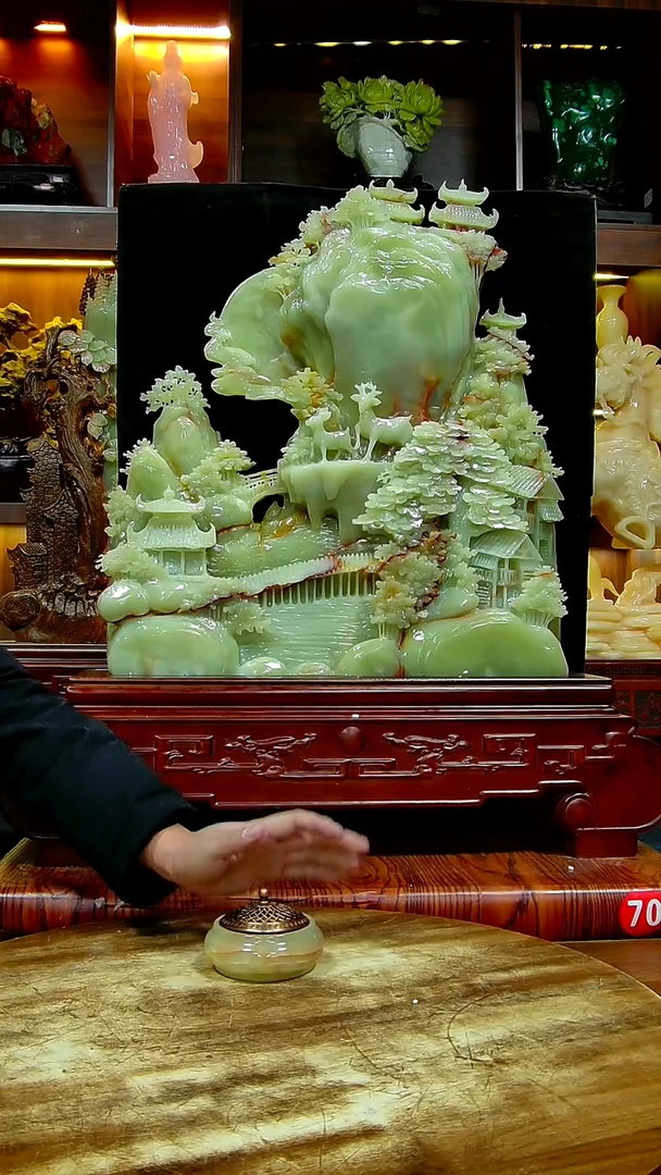 石材辛****佬曾精品摆件家居摆件