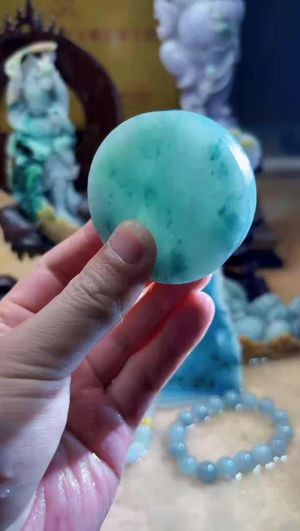 未镶嵌挂件翡翠A货张麦7555