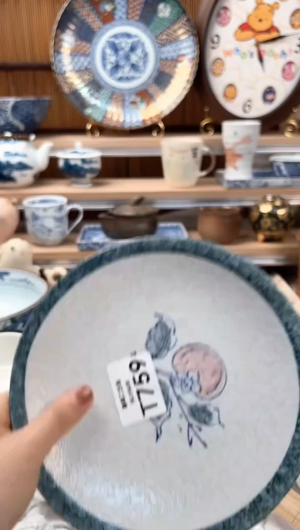 瓷片海*蟹759T 杯子 盘子 碗