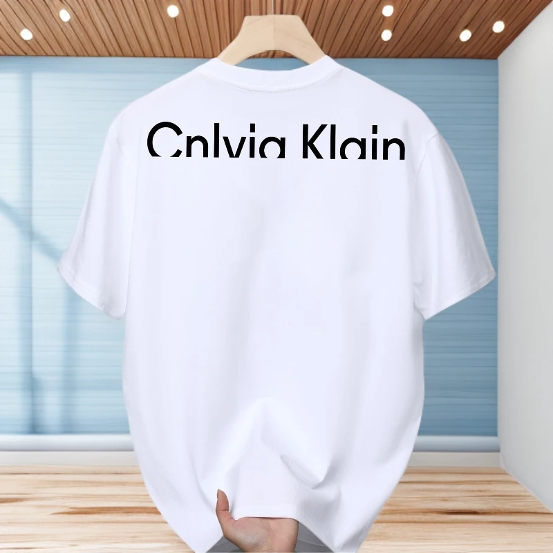 Romon/罗蒙【男女同款】情侣装重磅短袖大码美式宽松t恤潮流百搭