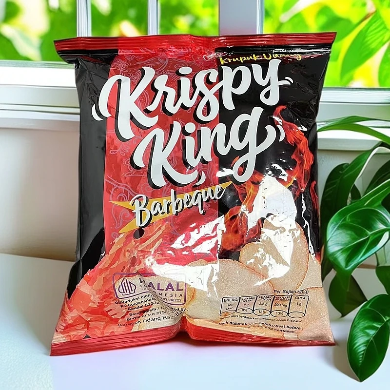 【保质期至25.4.18】烧烤味虾片42g*5袋