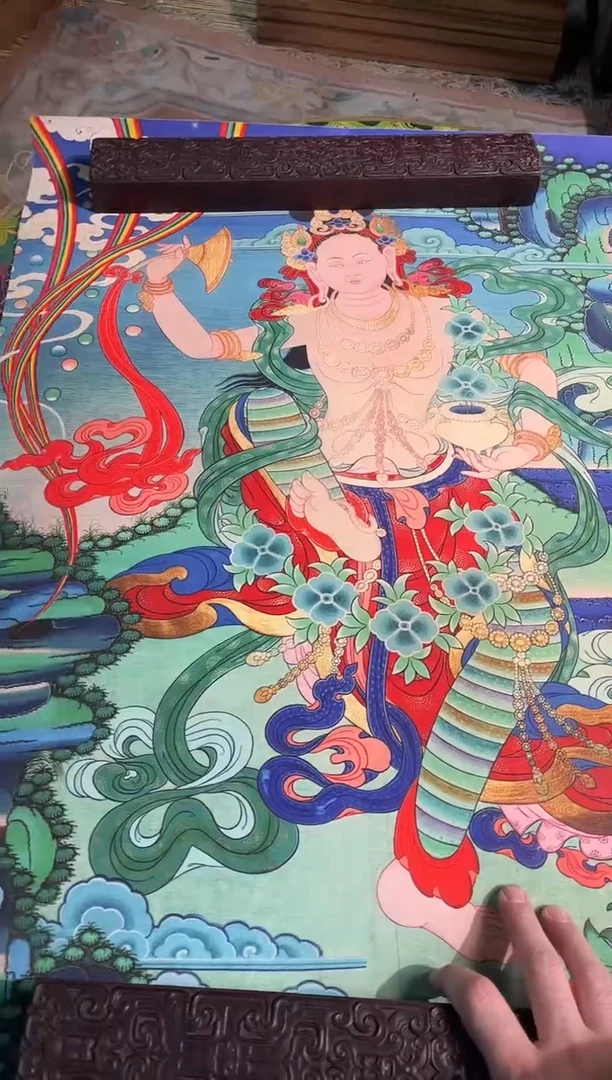 卷轴画路路的唐卡tk160