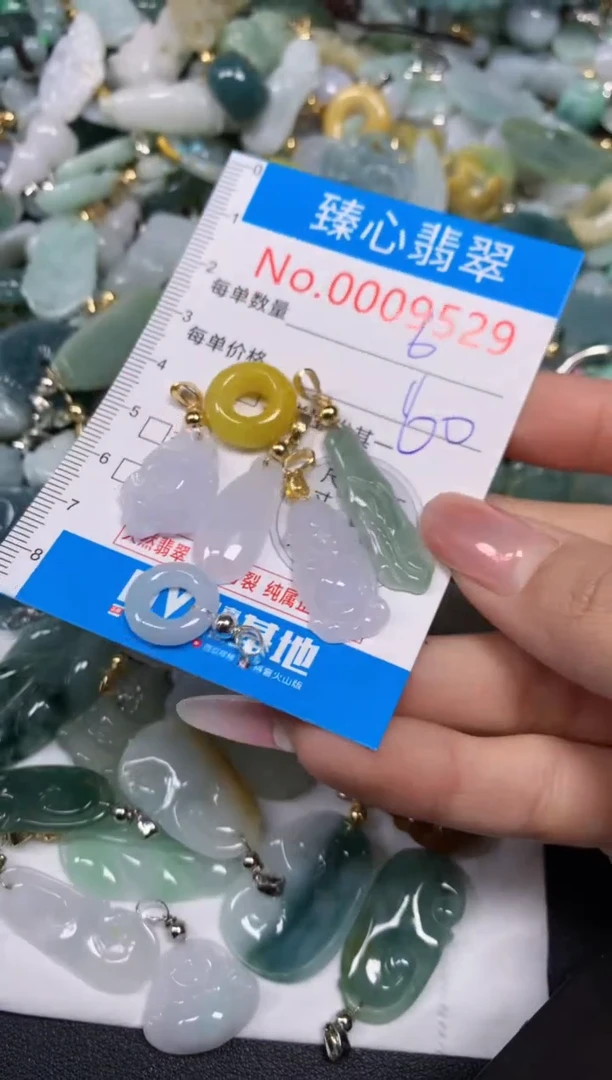 【闪购商品】翡翠颈饰未镶嵌含绳0009529