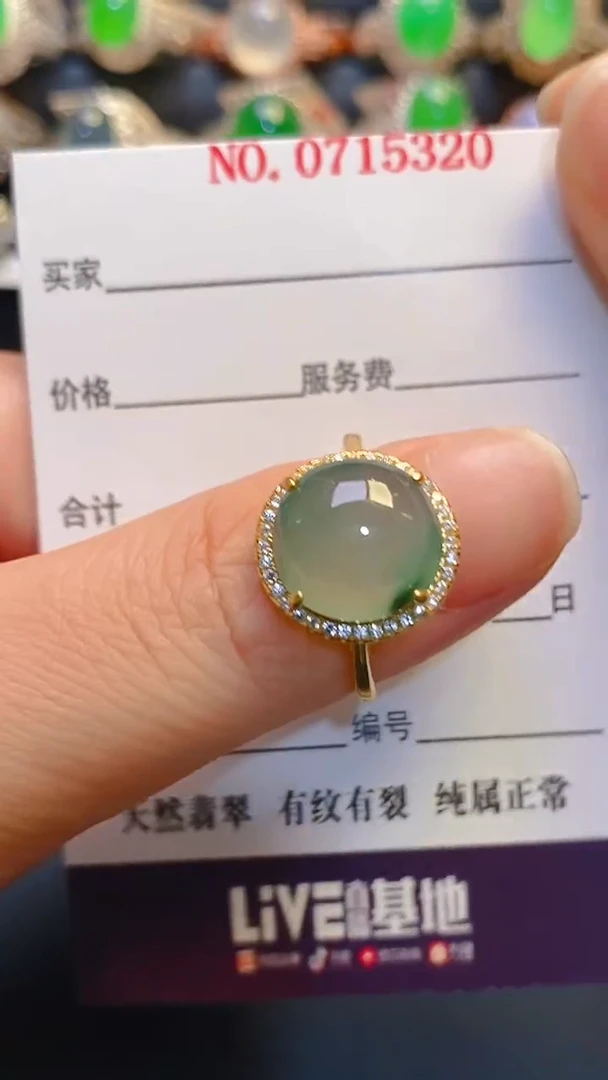 银S925镶嵌翡翠耳饰天然