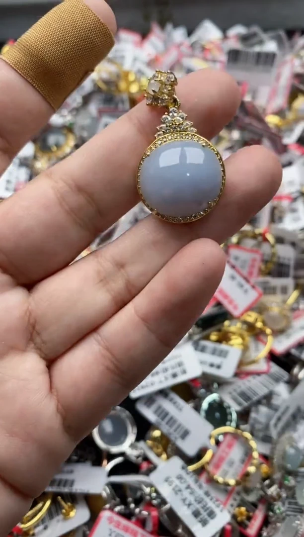 【闪购商品】翡翠戒指银S925镶嵌333333---5