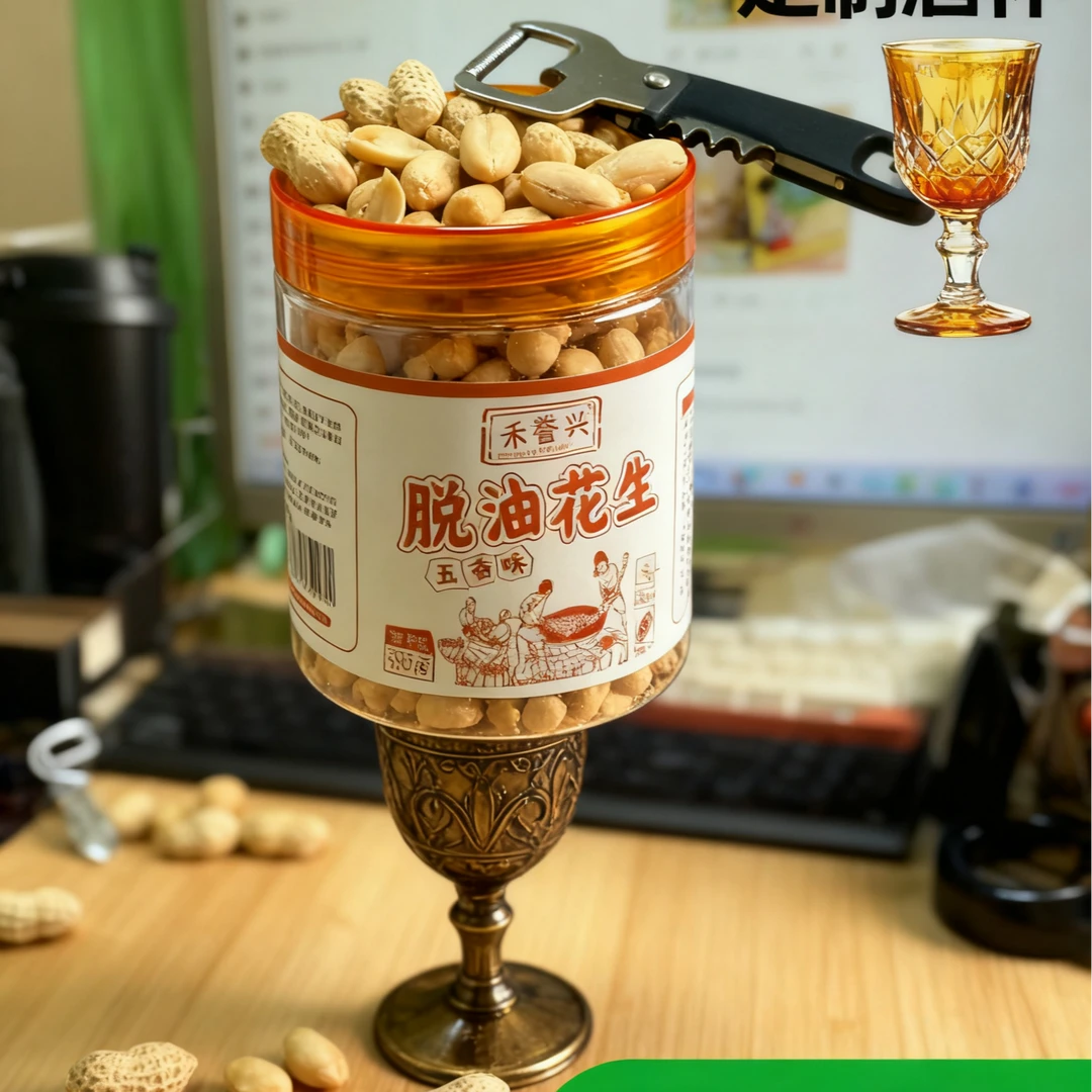 脱油花生米 香辣五香下酒菜花生米商超同款零食小吃花生