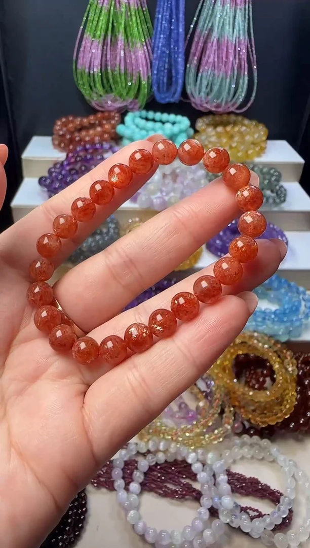 未镶嵌手串长石金太阳14