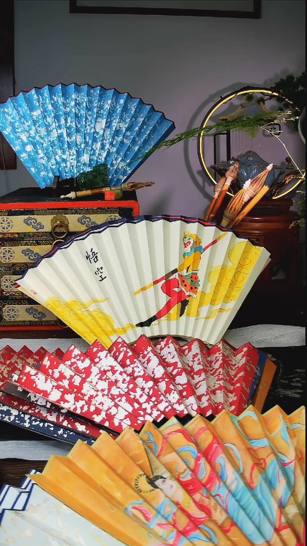扇子手绘扇面  95  16 2.0