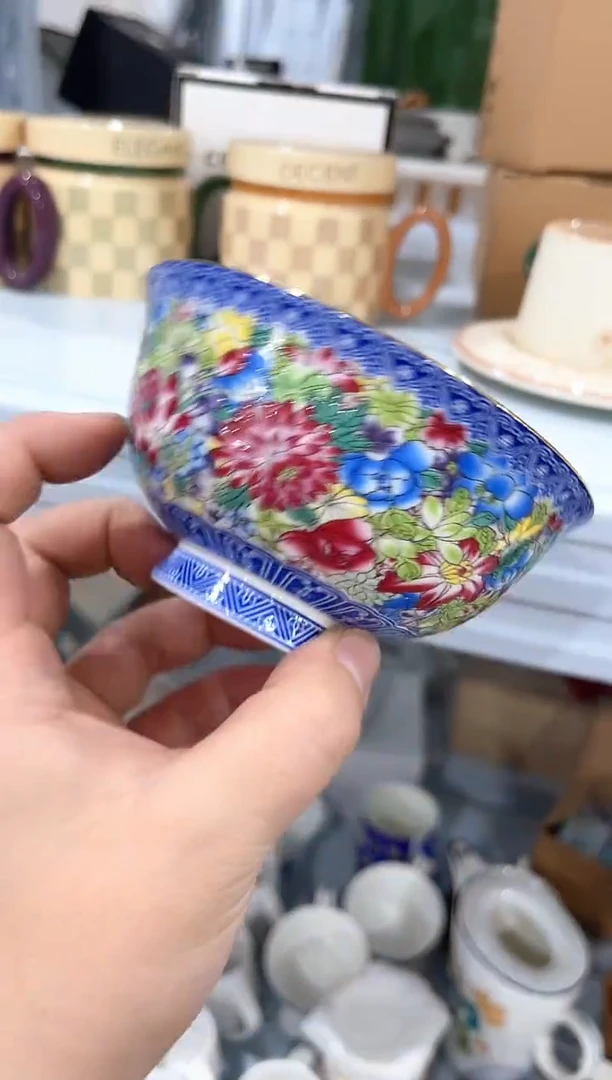 瓷片陶瓷（简装）4.5寸碗一个