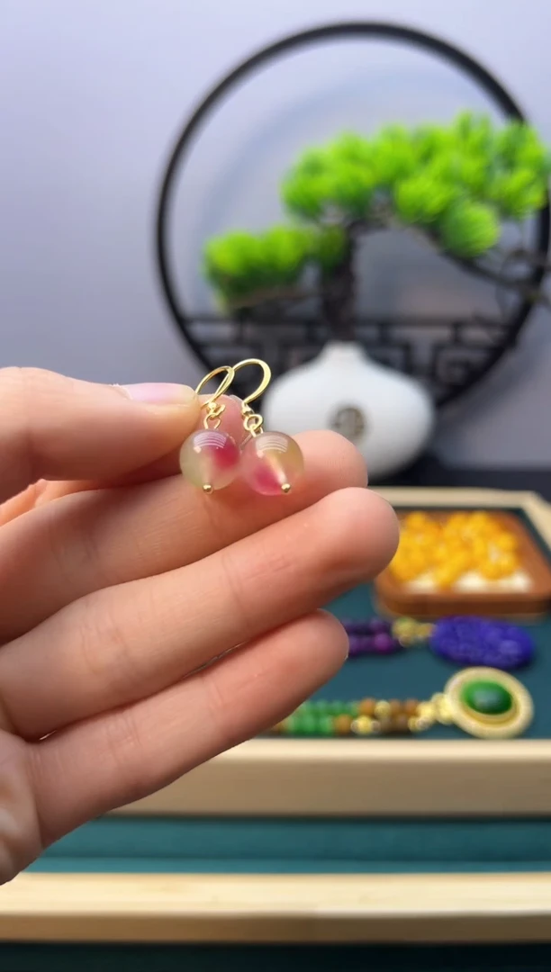 【闪购商品】碧玺颈饰14K金镶嵌E133