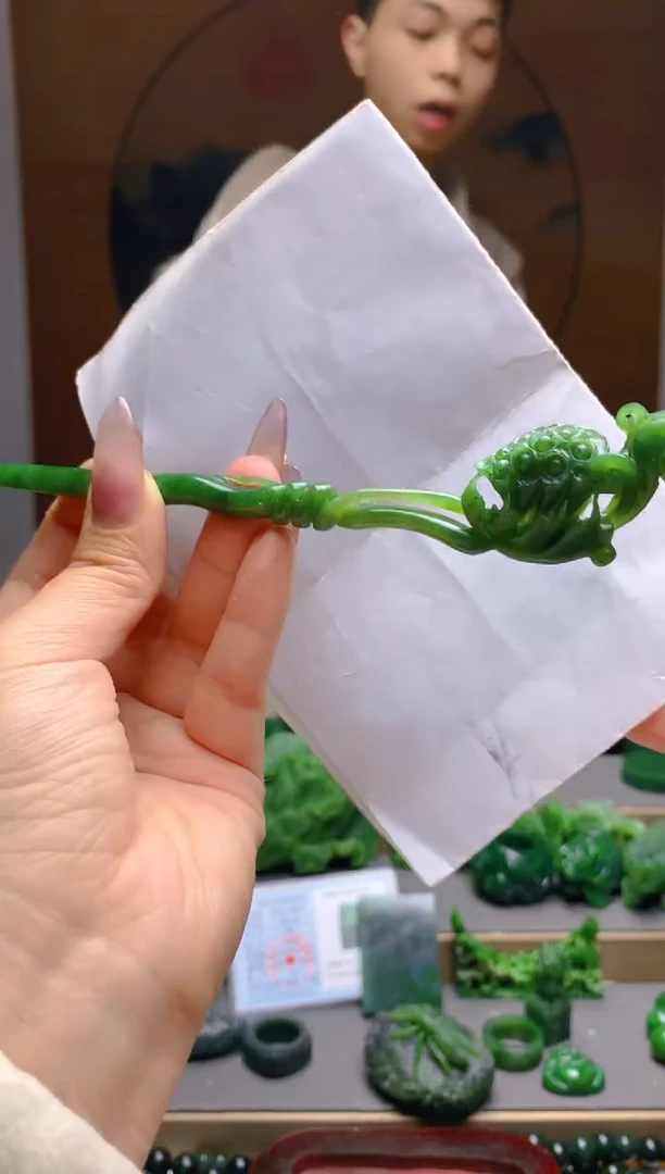 【闪购商品】和田玉发饰未镶嵌1