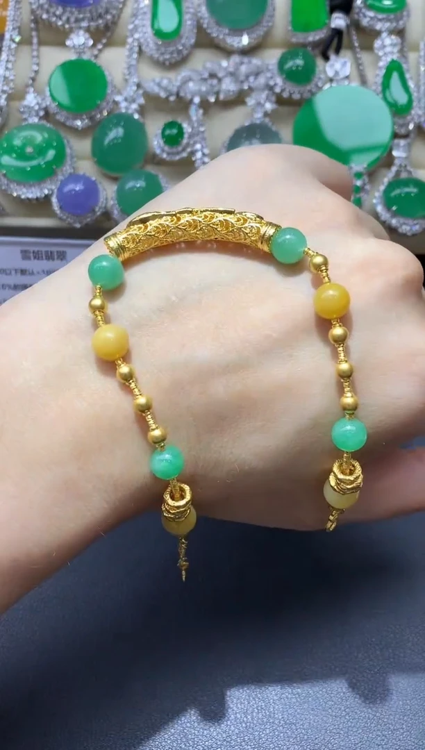 未镶嵌手链翡翠727-中国好珍宝