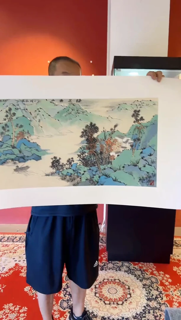 书法汤天碧国画展品