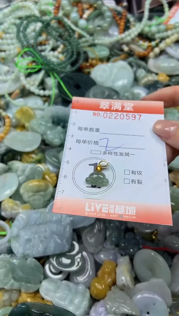 颈饰未镶嵌翡翠闪购0220597
