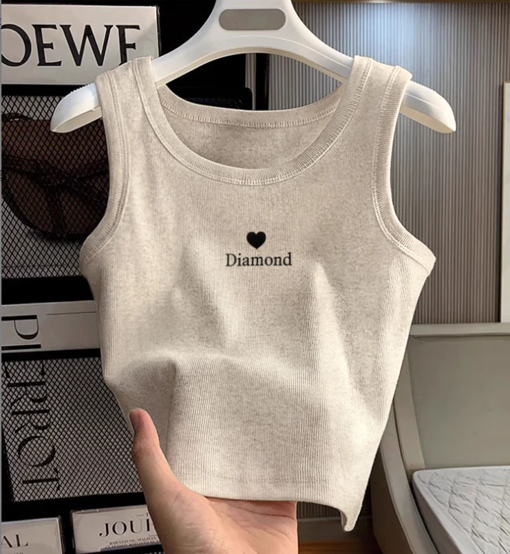 欧若风吊带背心女设计感小众轻熟外穿内搭潮ins网红无袖修身上衣