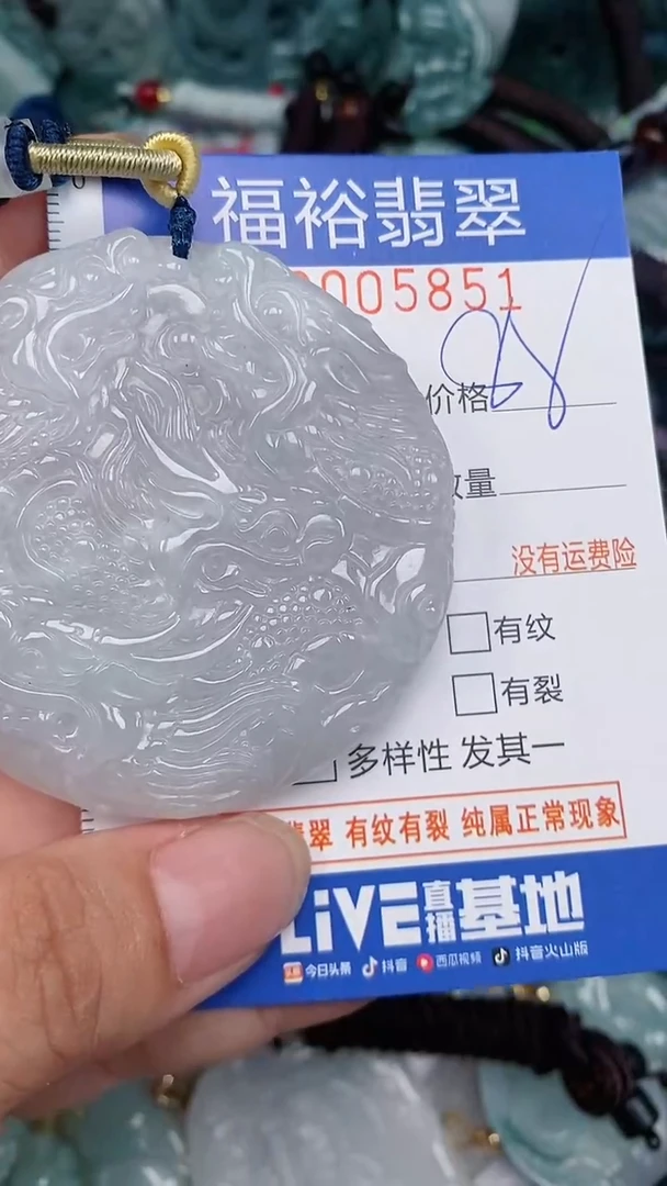 翡翠未镶嵌颈饰...0005851
