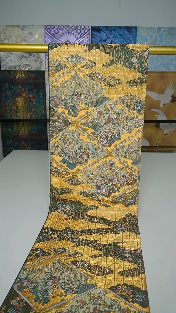织绣织锦1花鸟六通