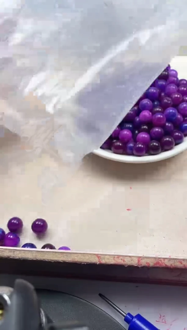 【闪购商品】玛瑙/玉髓颈饰未镶嵌w367舒俱来10mm*30颗