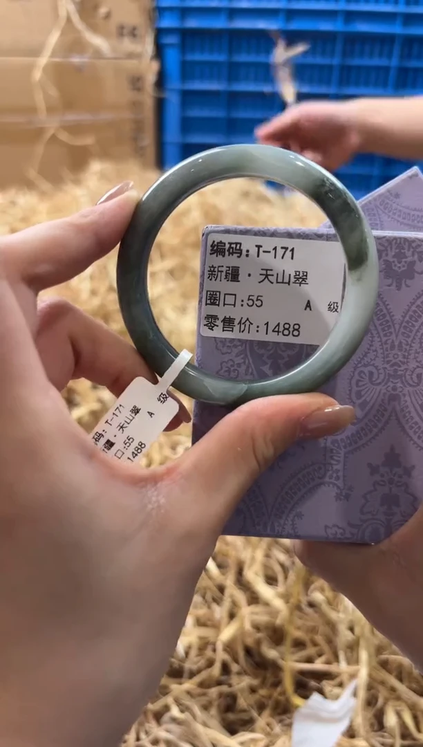 未镶嵌手镯石英质玉T-171