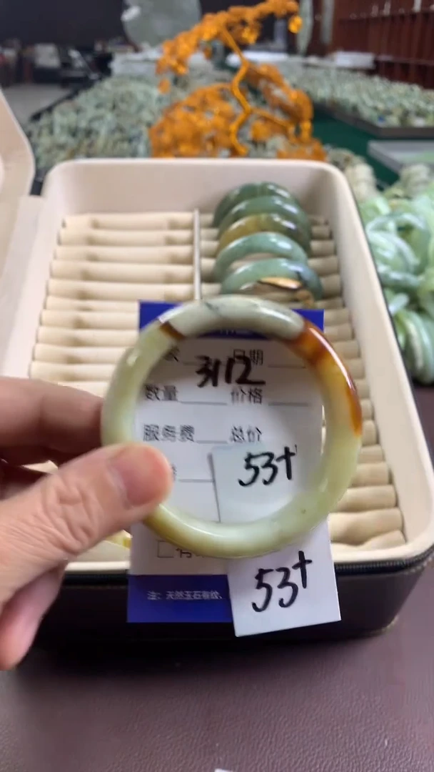 未镶嵌蛇纹石玉手镯3112