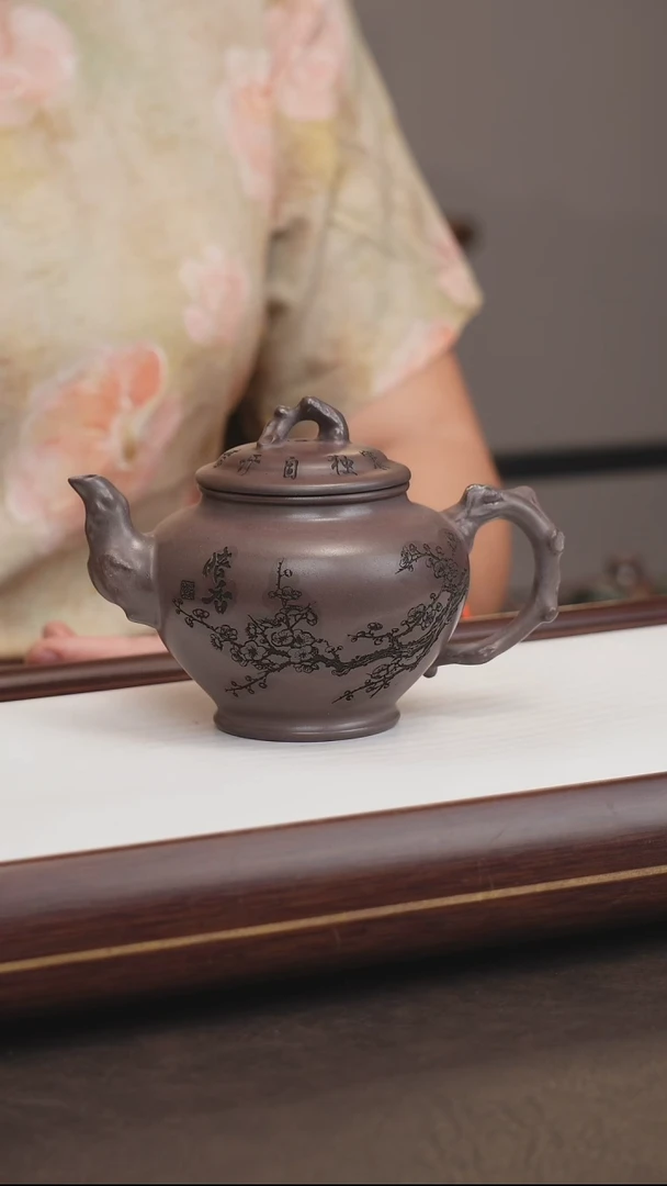茶壶紫砂紫砂报春壶