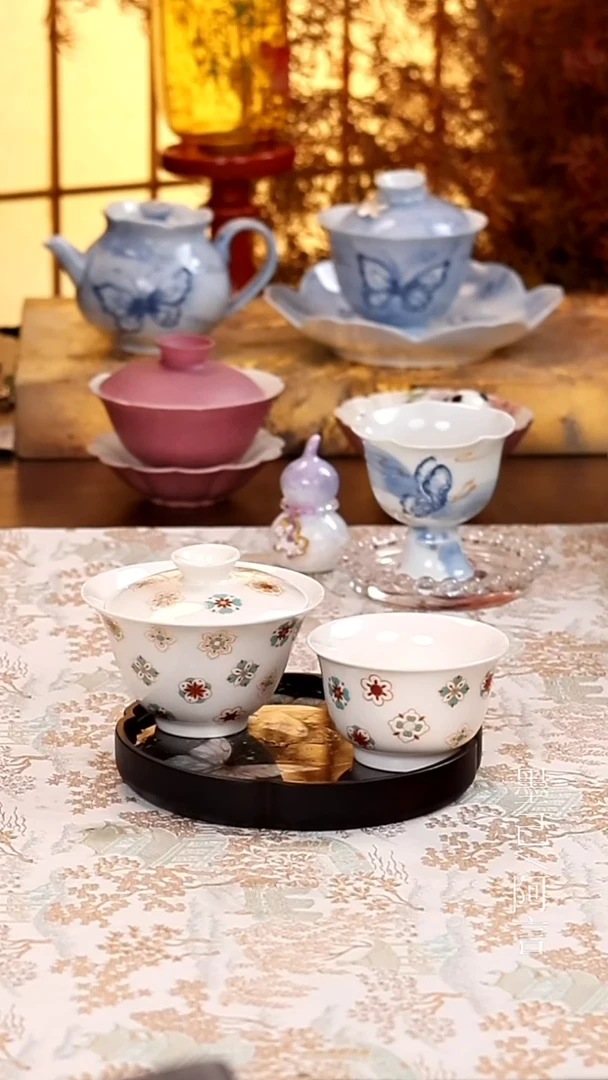 盖碗+茶杯