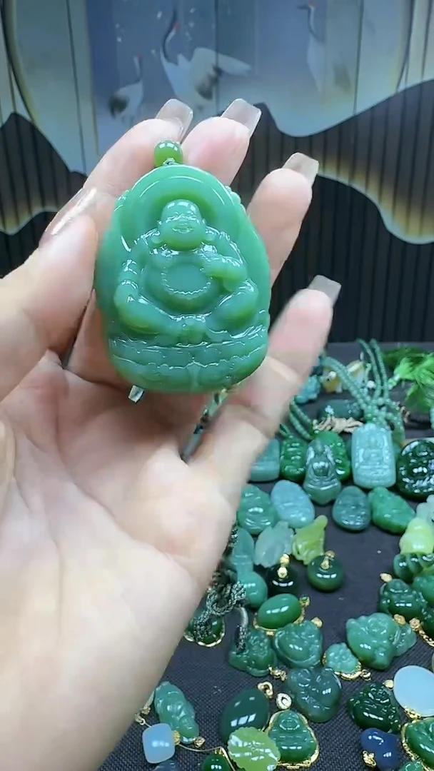 和田玉未镶嵌挂件1