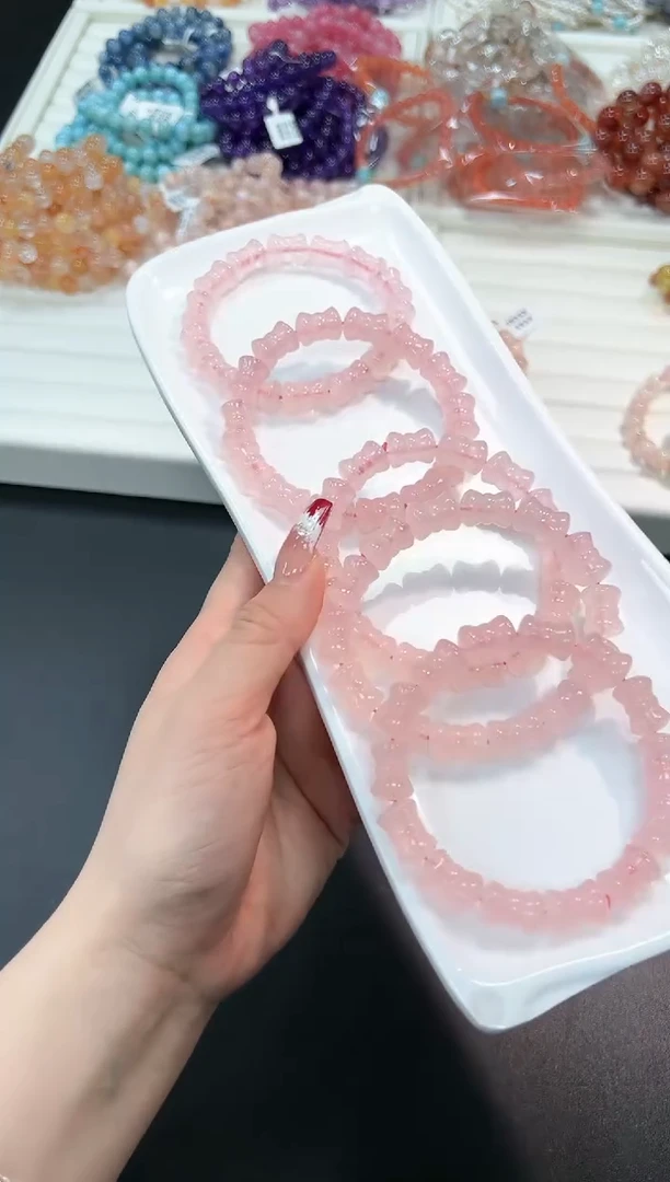 【闪购商品】水晶手串未镶嵌7g多样性发其一/1条默认微瑕