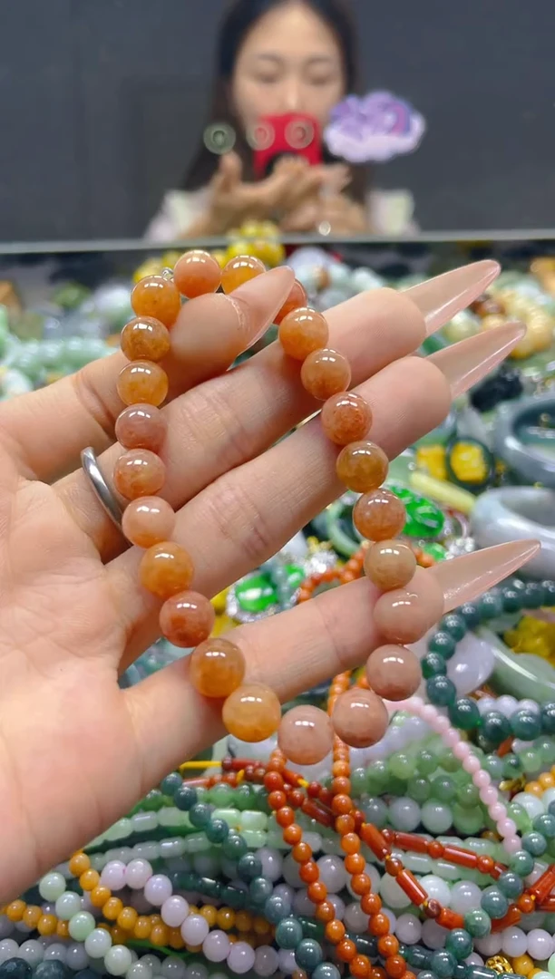 颈饰未镶嵌翡翠7MM