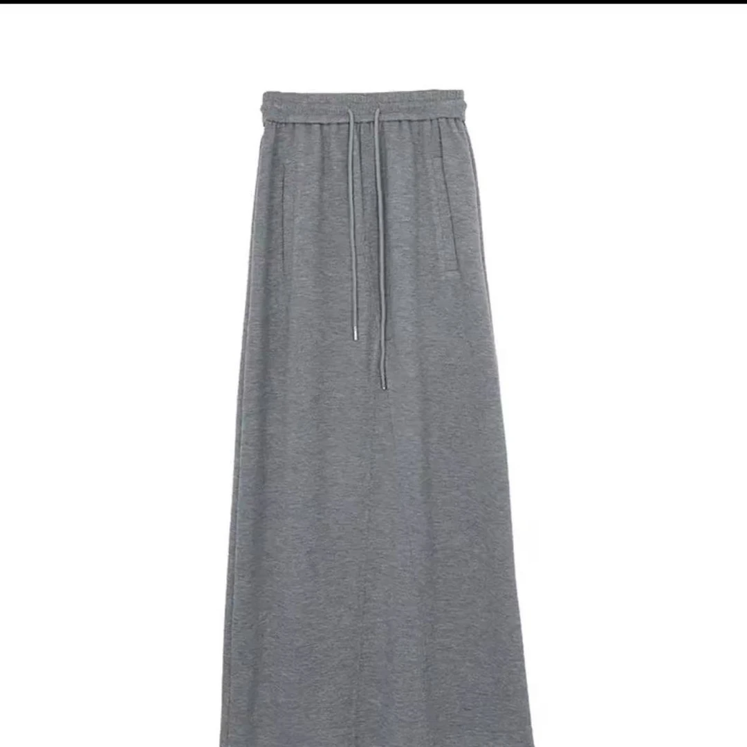 【南萱】【悠闲派】半身裙 高端休闲时尚百搭高腰赫本风款5CKDD8475