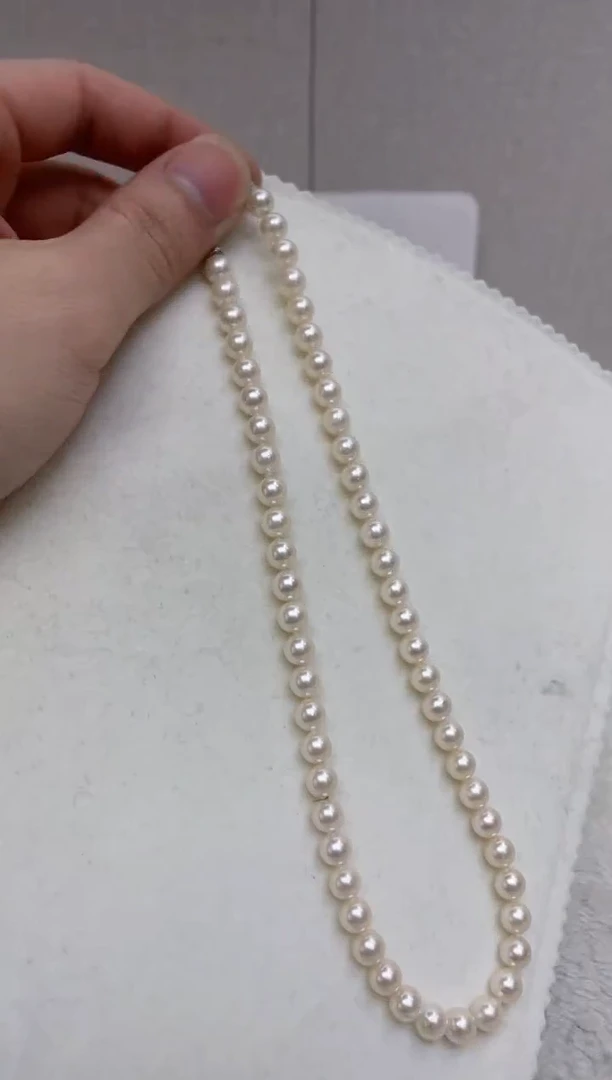 颈饰银S925镶嵌海水珍珠